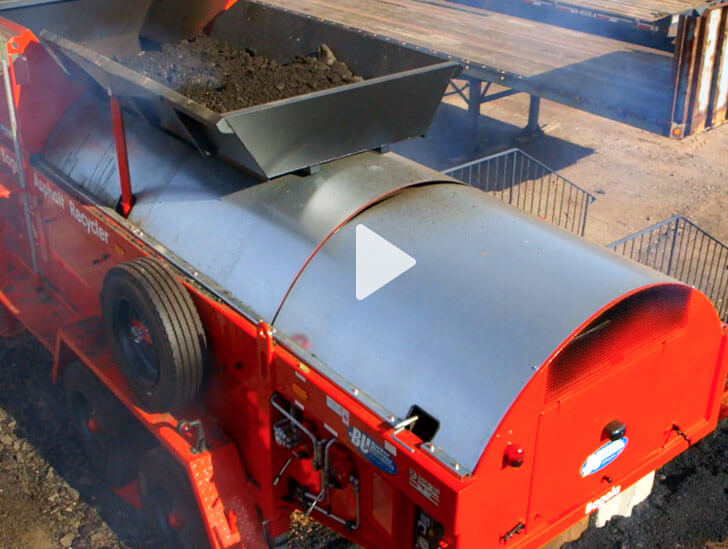 see the BA10000 recycled asphalt in action