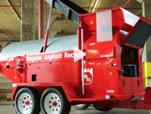 see the bagela in action produce recycled asphalt